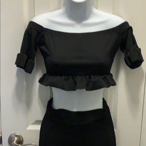 Ruffled two piece set